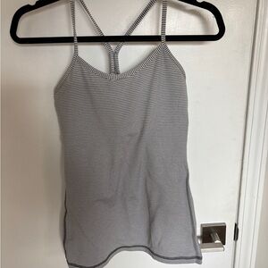 Striped Black and White Women's Top